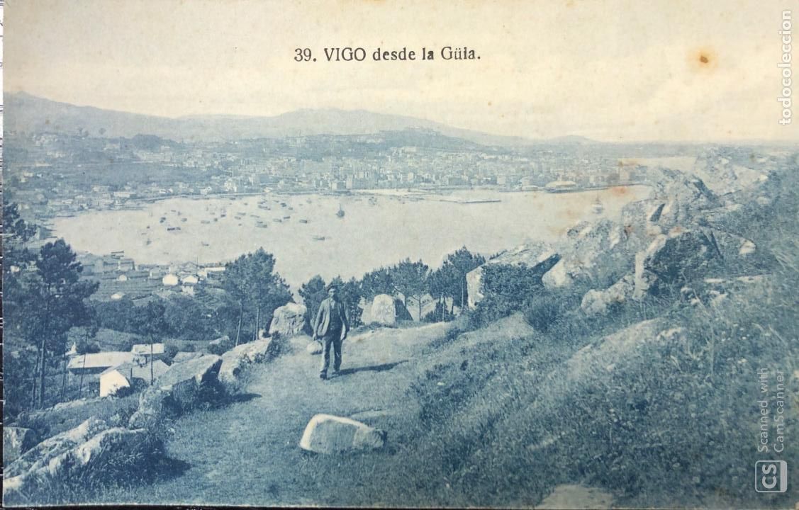 Postales: TARJETA POSTAL VIGO. DESDE LA G&uuml;IA. - Foto 1