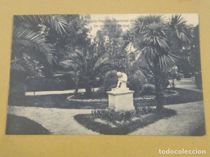 Postales: Sanatorio Mar&iacute;timo Nacional de Oza. Rinc&oacute;n del Parque. Kallmeyer.Sin circular.