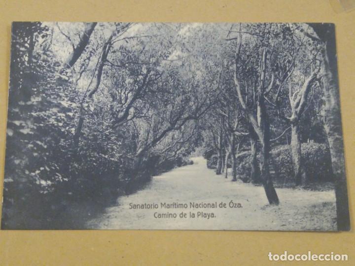 Postales: Sanatorio Mar&iacute;timo Nacional de Oza. Camino de la Playa Kallmeyer.Sin circular.