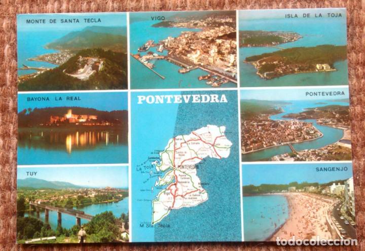 Postales: PLANO - MAPA PONTEVEDRA - Foto 1
