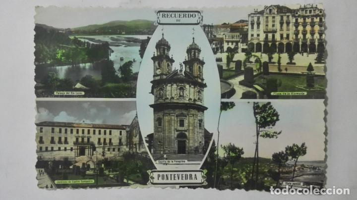 Postales: POSTAL RECUERDO DE PONTEVEDRA - Foto 1