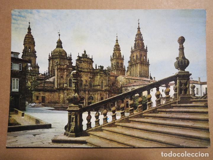 Postales: Santiago de Compostela. Catedral Fachada de la Azabacheria. Ed. Arribas 2003