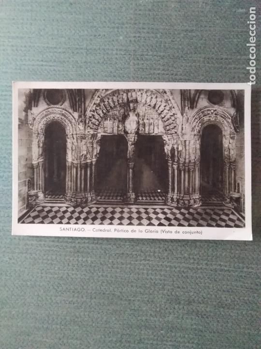 Postales: POSTAL SANTIAGO- CATEDRAL . PORTICO DE LA GLORIA (VISTA DEL CONJUNTO)