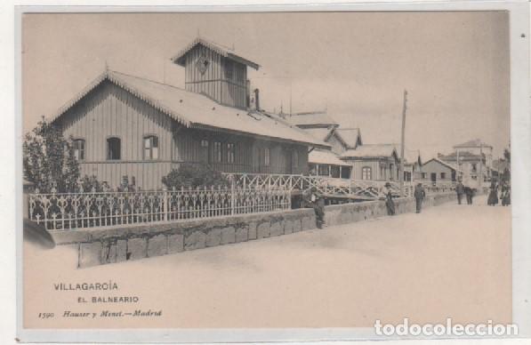 Postales: Villagarcia El Balneario. 1590 Huaser y Menet. Reverso dividido. Sin circular.