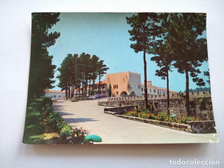 Postales: POSTAL -- BAYONA LA REAL - PARADOR NACIONAL CONDE DE GONDOMAR -- SIN USO --