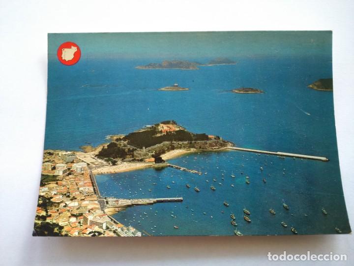 Postales: POSTAL -- BAYONA LA REAL - VISTA AEREA -- SIN USO --