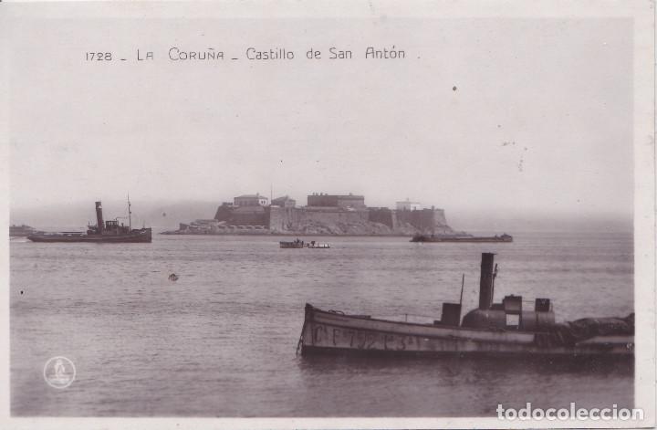 Postales: LA CORU&Ntilde;A - CASTILLO DE SAN ANT&Oacute;N - UNIQUE - Foto 1