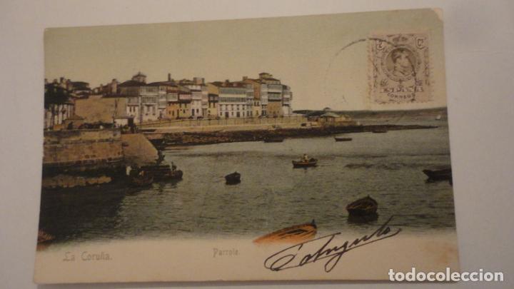 Postales: ANTIGUA POSTAL.PARROTE.LA CORU&Ntilde;A PRINCIPIOS DEL XX