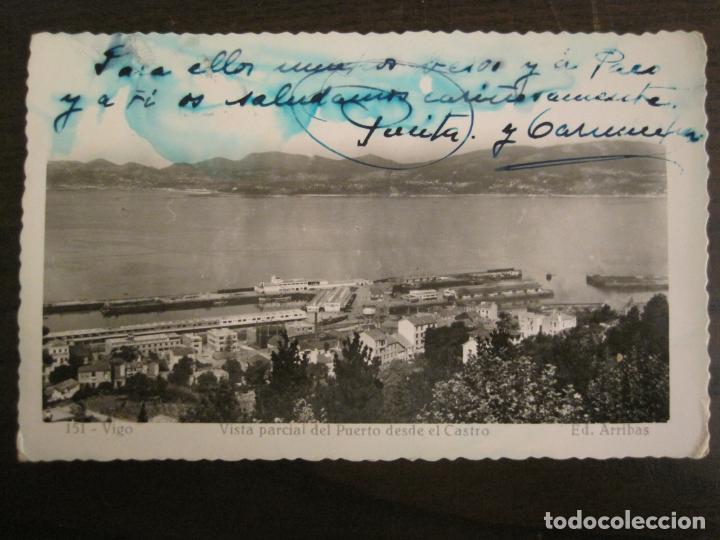 Postales: VIGO-VISTA PARCIAL DEL PUERTO DESDE EL CASTRO-ED&middot;ARRIBAS-151-POSTAL ANTIGUA-(68.141)