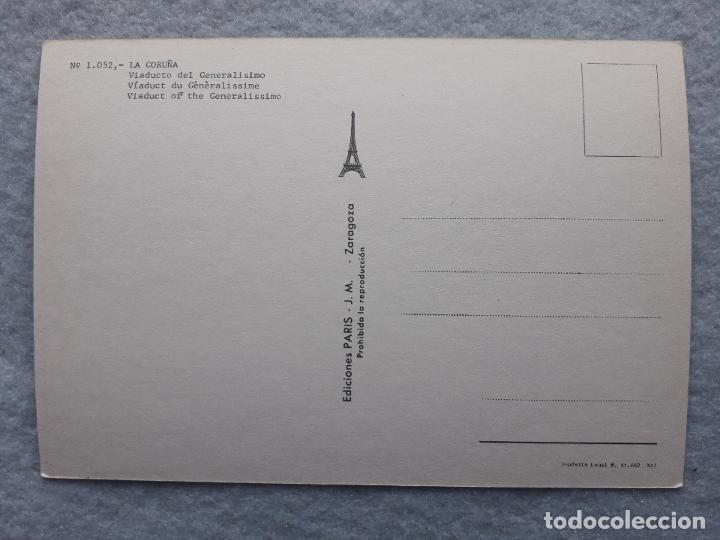 Postales: La Coru&ntilde;a. Viaducto del General&iacute;simo. - Foto 2