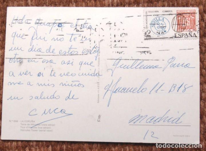 Postales: LA CORU&Ntilde;A - TORRE DE HERCULES - Foto 2
