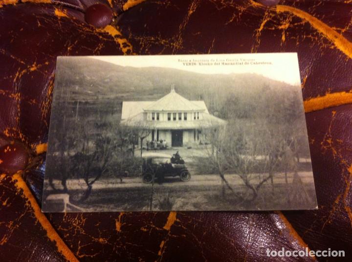 Postales: POSTAL. VERIN: KIOSKO DEL MANANTIAL DE CABREIRO&Aacute;. POSTAL NO ESCRITA. ED. LINO V&Aacute;ZQUEZ