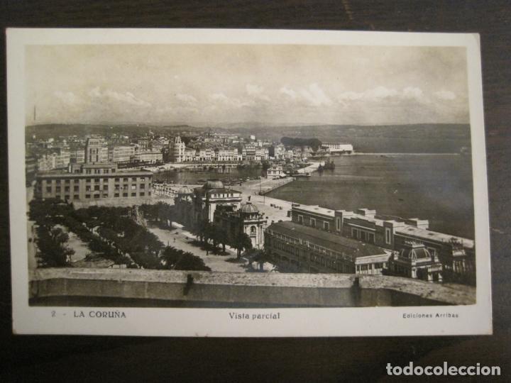 Postales: LA CORU&Ntilde;A-VISTA PARCIAL-ED&middot;ARRIBAS-2-FOTOGRAFICA-POSTAL ANTIGUA-VER FOTOS-(68.671)