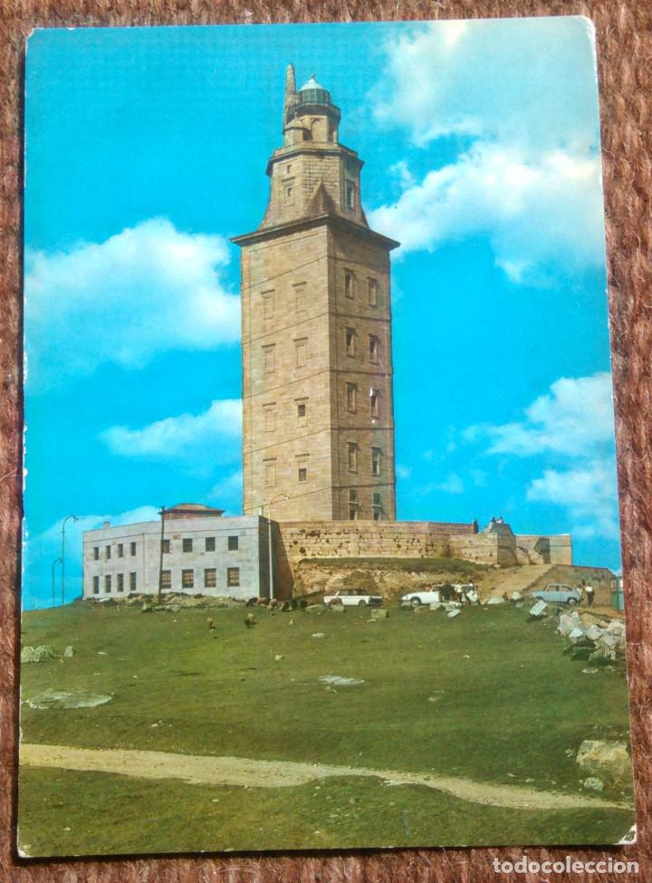 Postales: LA CORU&Ntilde;A - TORRE DE HERCULES - Foto 1