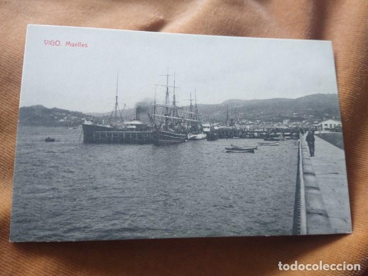 Postales: Vigo Muelles. Thomas. Sin circular - Foto 1