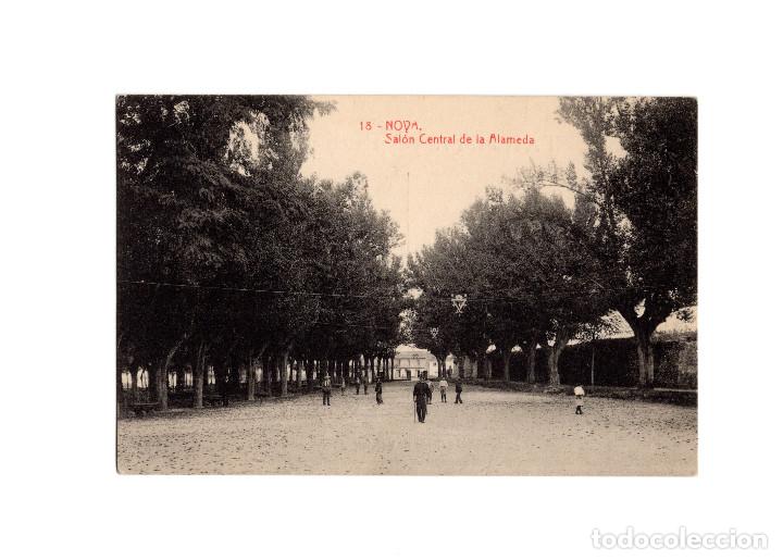 Postales: NOYA.(LA CORU&Ntilde;A).- SAL&Oacute;N CENTRAL DE LA ALAMEDA. - Foto 1