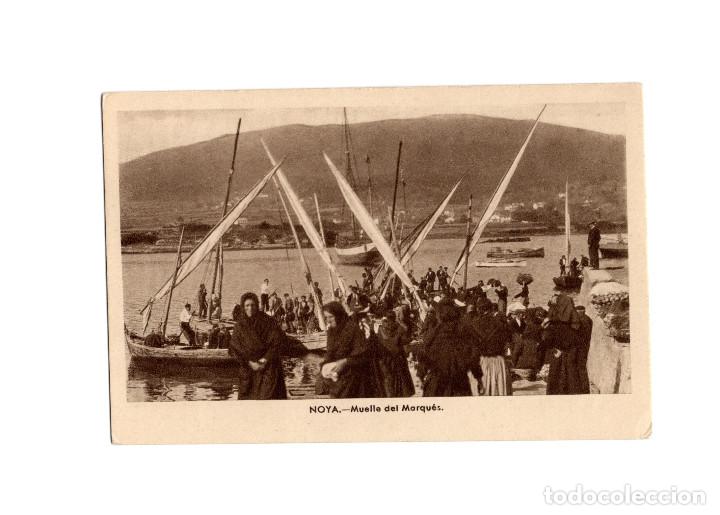 Postales: NOYA.(LA CORU&Ntilde;A).- MUELLE DEL MARQU&Eacute;S. - Foto 1