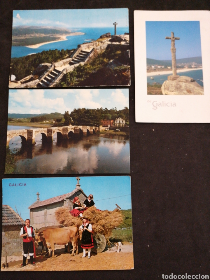 Postales: GALICIA, LOTE 4 POSTALES - Foto 1