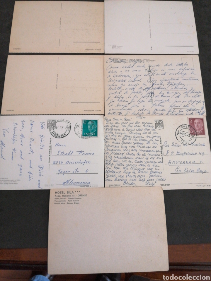 Postales: ORENSE, LOTE DE 7 POSTALES - Foto 2