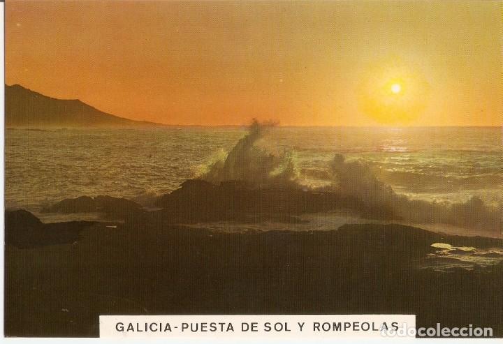 Postales: POSTAL GALICIA  3129  - Puesta de Sol