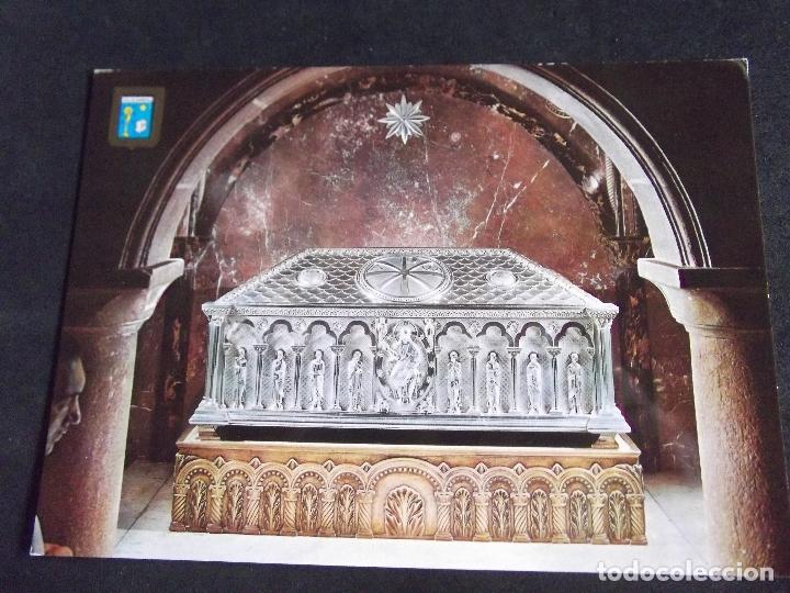 Postales: GALICIA-V47-SANTIAGO DE COMPOSTELA-URNA DEL APOSTOL SANTIAGO-CATEDRAL