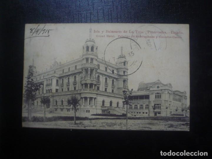 Cartes Postales: Isla y Balneario de la Toja.Pontevedra-Grand Hotel-Pabell&oacute;n de Habitaciones y Comedor-casino.