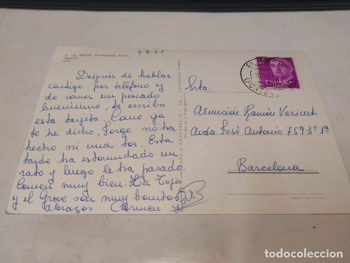Postales: PONTEVEDRA - POSTAL EL GROVE - PUERTO - Foto 2