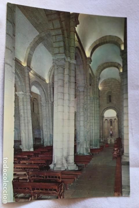 Postales: 14 - SANTIAGO DE COMPOSTELA-Colegiata del Sar-Inclinaci&oacute;n de las Columnas ed arribas sin circular
