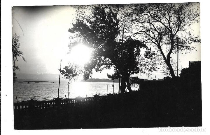 Postales: VILLAGARCIA DE AROSA PLAYA COMPOSTELA -POSTAL ANTIGUA - EDT. ALARDE- CIRCULADA -1.950