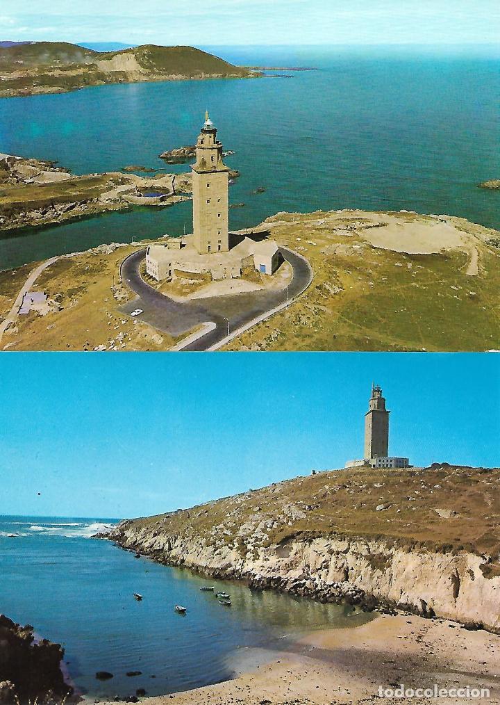 Postales: LA CORU&Ntilde;A (CUATRO POSTALES) - Foto 3