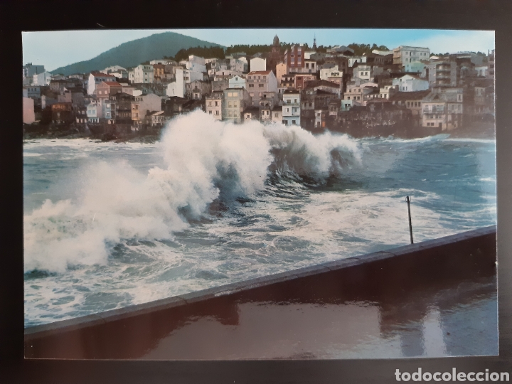 Postales: Postal de Galicia. Rompeolas en la Costa. - Foto 1