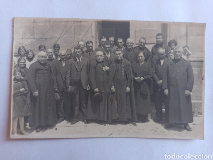 Postales: Fotograf&iacute;a postal de grupo de curas, Galicia.