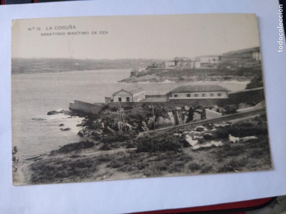 Cartes Postales: Coru&ntilde;a.12 Sanatorio mar&iacute;timo de Oza. Librer&iacute;a de Lino P&eacute;rez. Sin circular