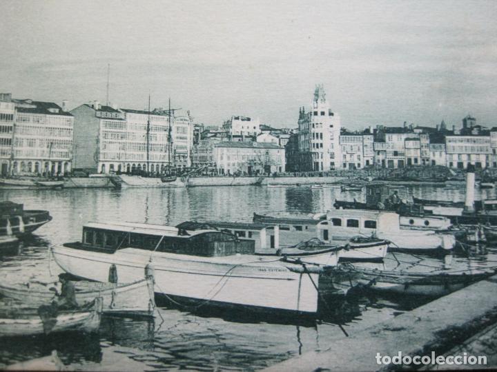 Cartes Postales: LA CORU&Ntilde;A-LA DARSENA-HELIOTIPIA KALLMEYER-POSTAL ANTIGUA-(70.480)