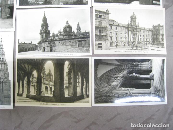 Postales: SANTIAGO DE COMPOSTELA. LOTE 10 POSTALES ORIGINLES - Foto 3