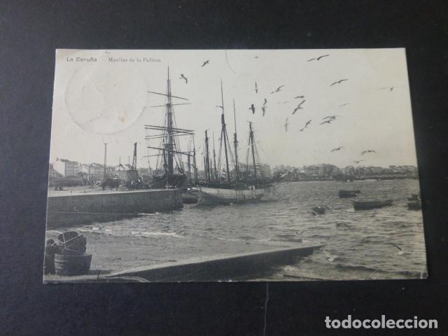 Postales: LA CORU&Ntilde;A MUELLES DE LA PALLOZA - Foto 1