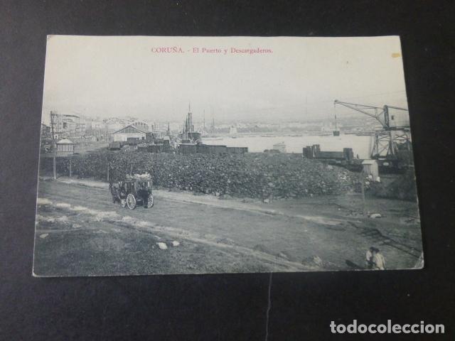 Postales: LA CORU&Ntilde;A EL PUERTO Y DESCARGADEROS - Foto 1