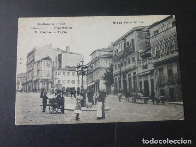 Postales: VIGO PONTEVEDRA PUERTA DEL SOL - Foto 1
