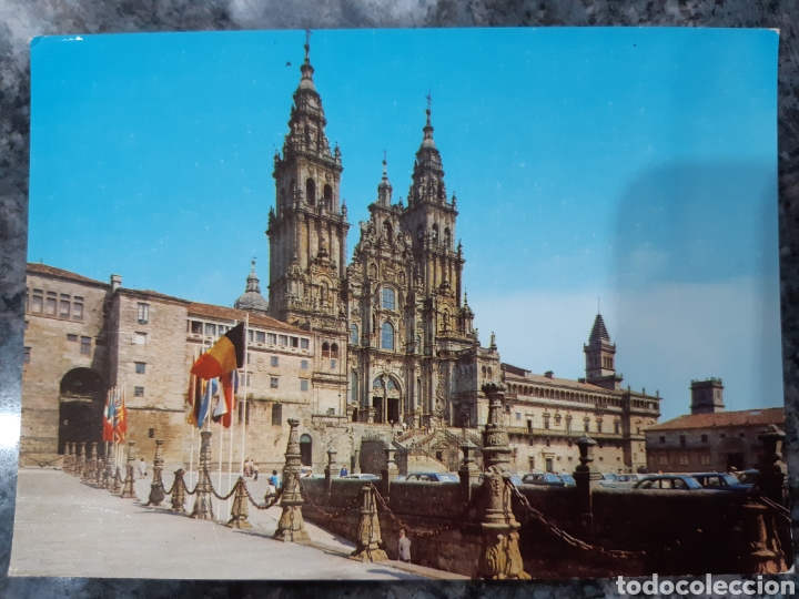 Postales: Postal de Santiago de Compostela. Catedral. Fachada del Obradoiro.