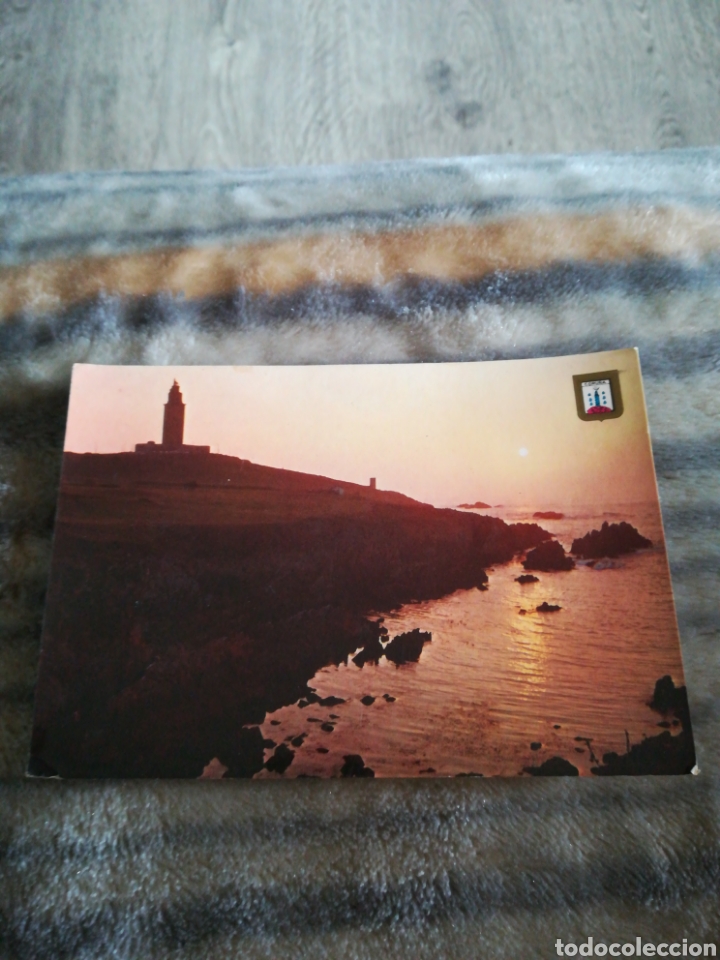 Postales: Postal la Coru&ntilde;a puesta de sol - Foto 1