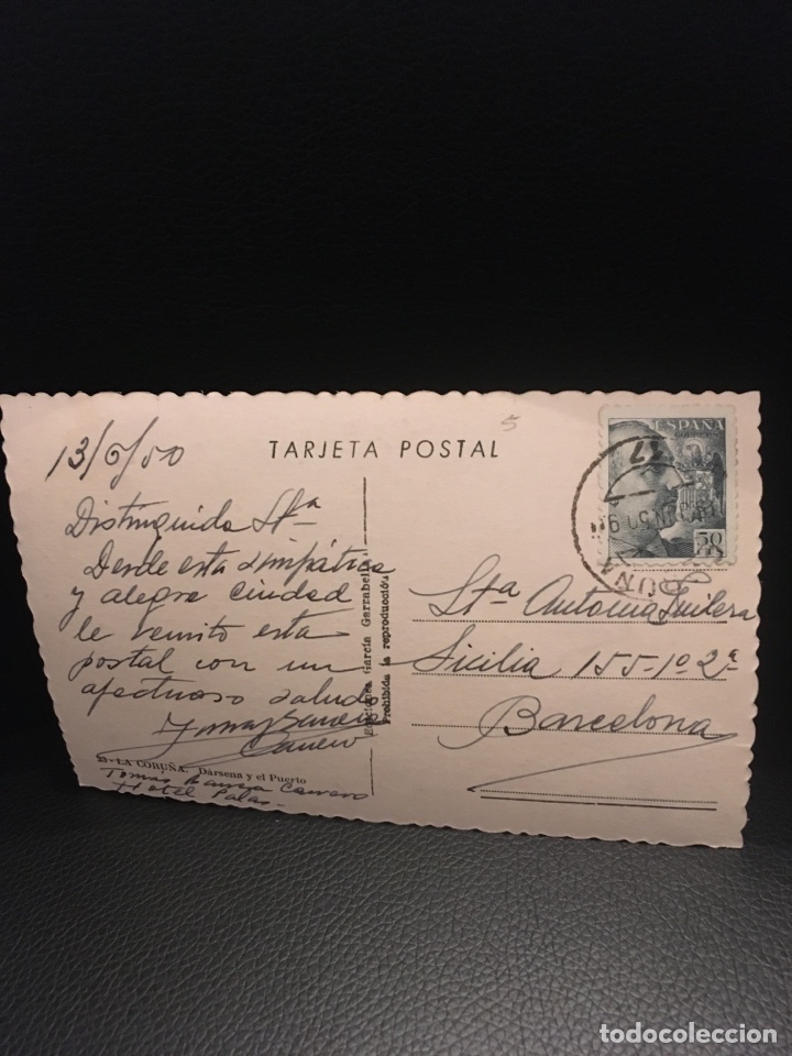 Postales: POSTAL LA CORU&Ntilde;A D&Aacute;RSENA Y PUERTO - Foto 2