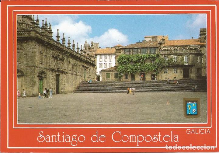 Postales: [POSTAL] Plaza de la Quintana. Casa de La Parra. Santiago de Compostela (Coru&ntilde;a) (sin circular)