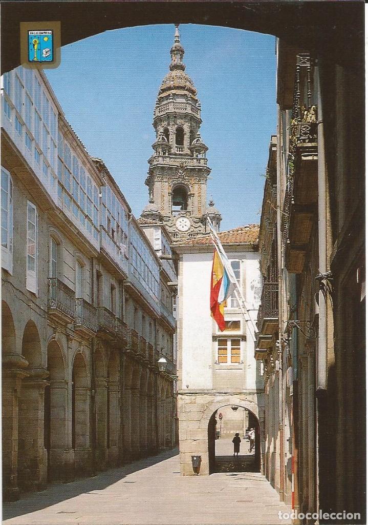 Postales: [POSTAL] Rua del Villar. Santiago de Compostela (Coru&ntilde;a) (sin circular)