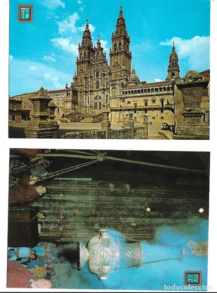 Postales: PT-SANTIAGO DE COMPOSTELA - LOTE DE 10 POSTALES DISTINTAS NUEVAS SIN CIRCULAR