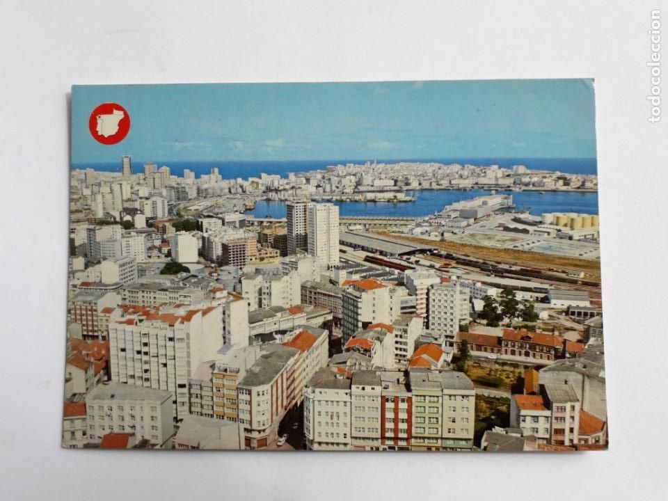 Postales: Lote de 3 postales de La Coru&ntilde;a. A&eacute;reas - Foto 3