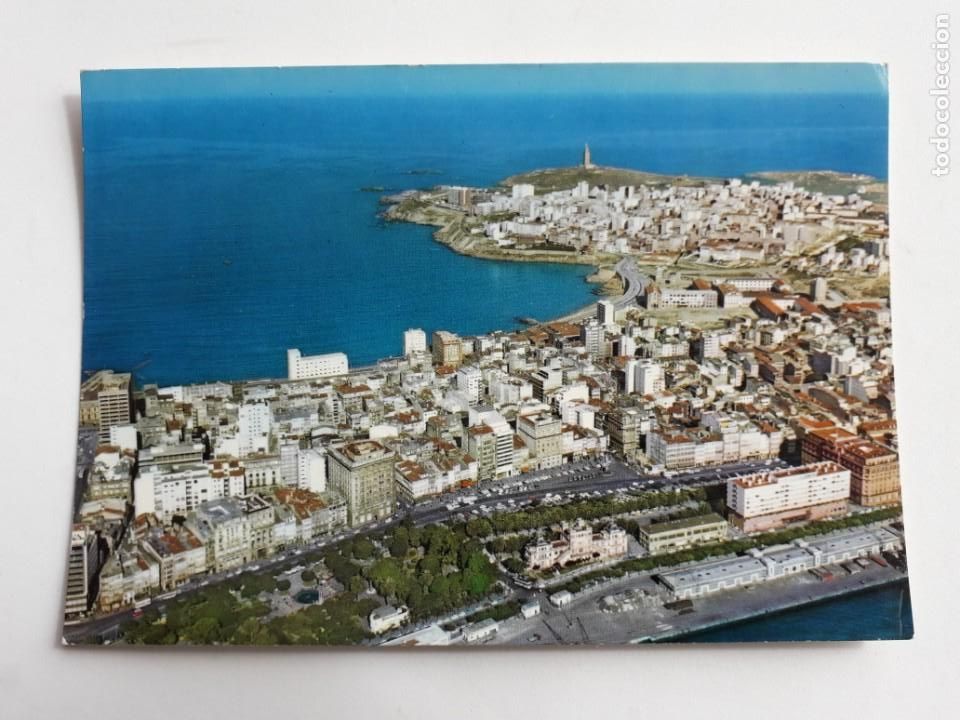 Postales: Lote de 3 postales de La Coru&ntilde;a. A&eacute;reas - Foto 5