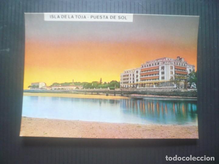 Postales: Isla de la Toja-Pontevedra-Puesta de Sol.