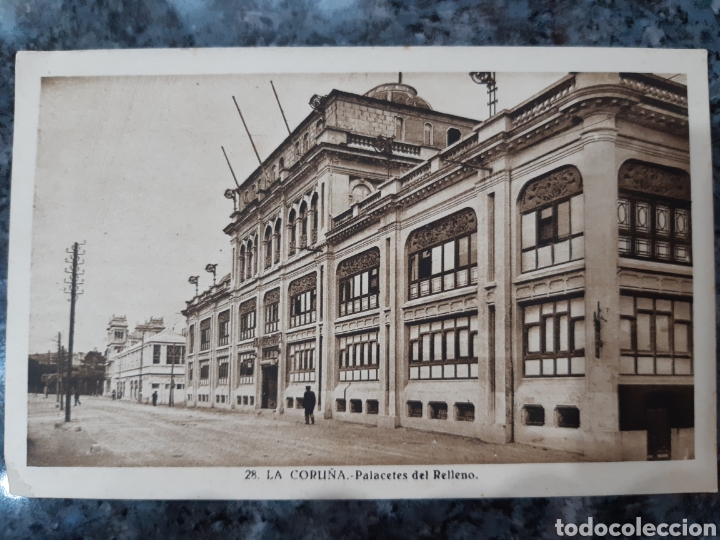 Postales: Postal de La Coru&ntilde;a. Palacetes del Relleno. - Foto 1