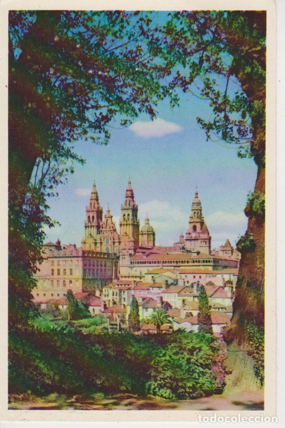 Postales: (4) SANTIAGO DE COMPOSTELA ... SIN CIRCULAR
