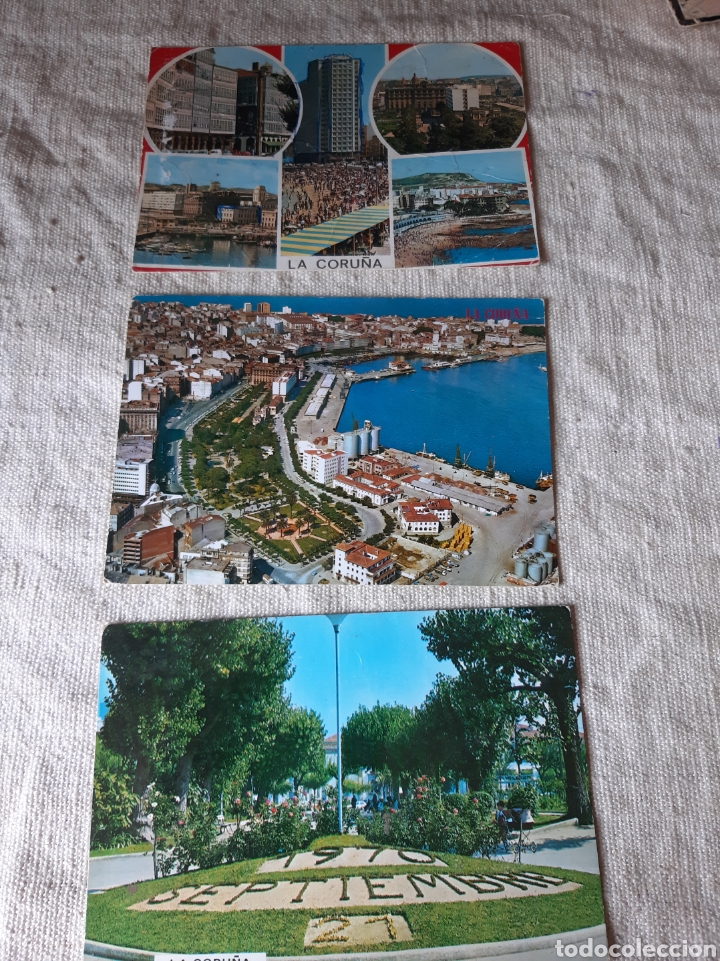 Postales: LA CORU&Ntilde;A POSTALES VINTAGE - Foto 1